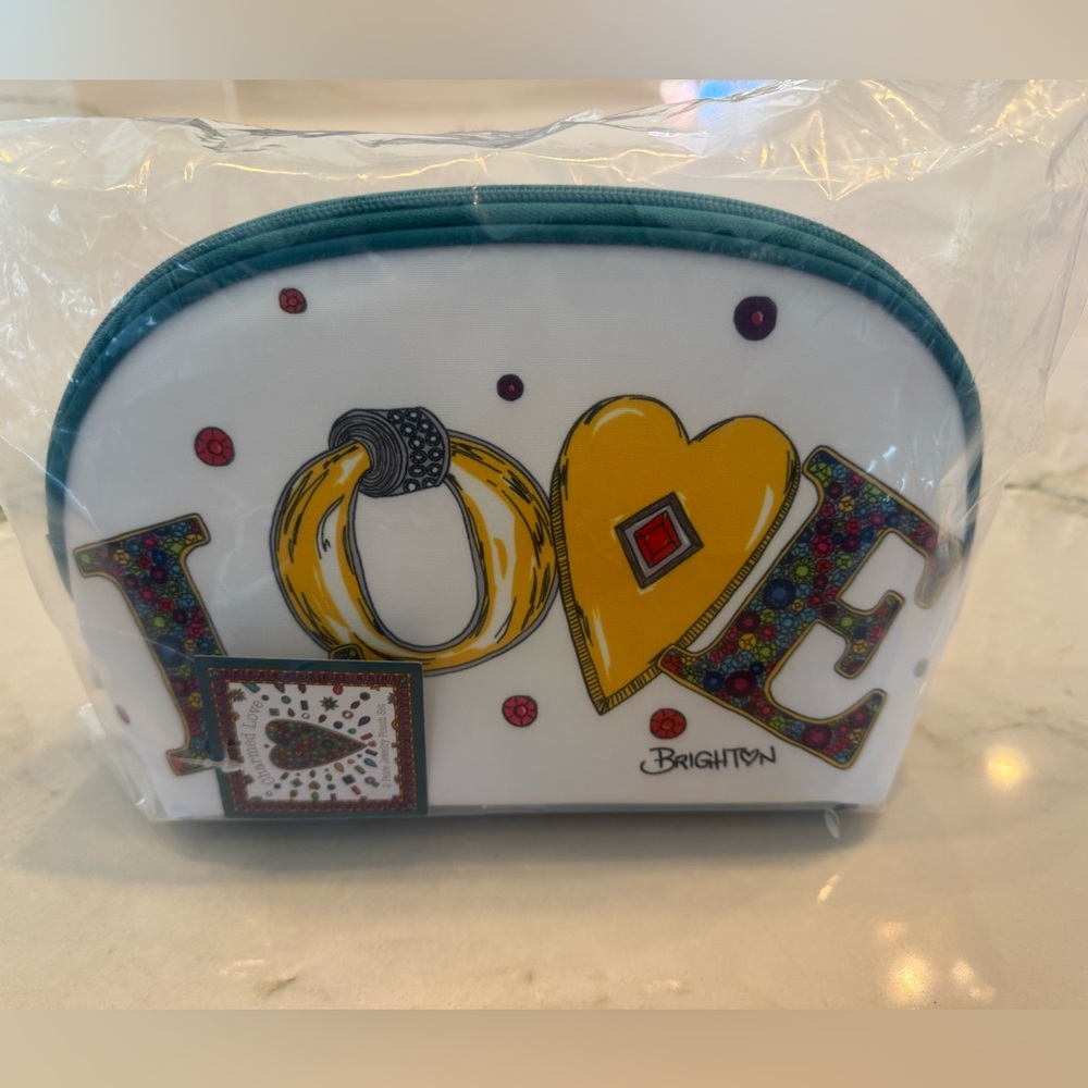 Brighton Multicolor Love Cosmetic Pouch